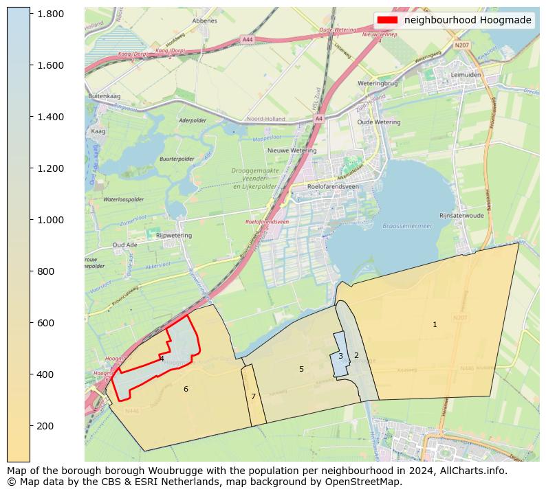 Image of the neighbourhood Hoogmade at the map. This image is used as introduction to this page. This page shows a lot of information about the population in the neighbourhood Hoogmade (such as the distribution by age groups of the residents, the composition of households, whether inhabitants are natives or Dutch with an immigration background, data about the houses (numbers, types, price development, use, type of property, ...) and more (car ownership, energy consumption, ...) based on open data from the Dutch Central Bureau of Statistics and various other sources!