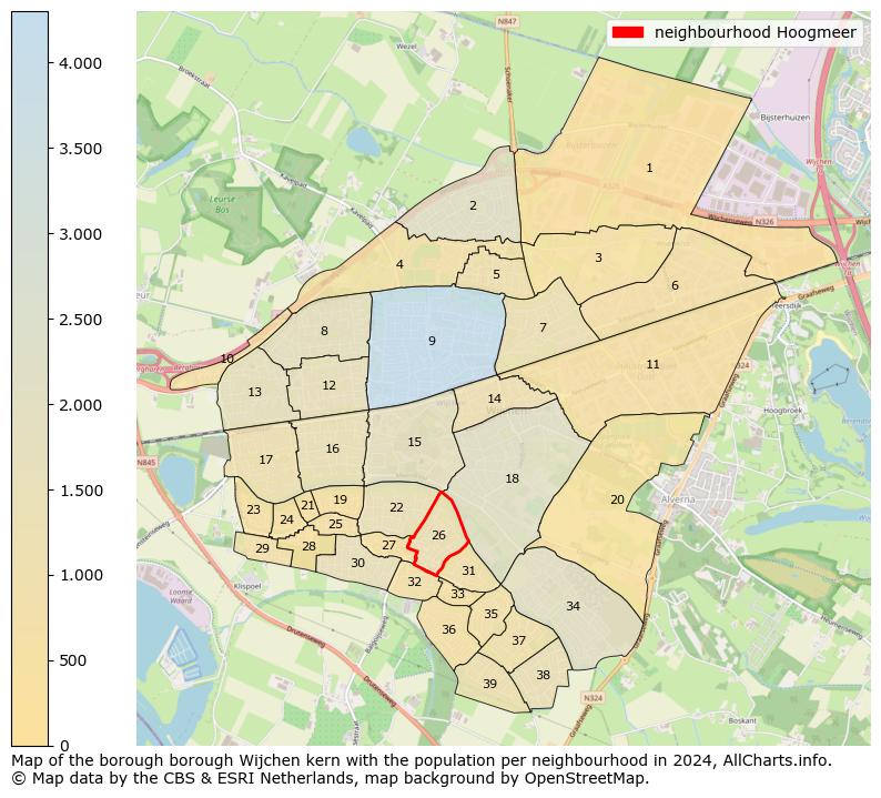 Image of the neighbourhood Hoogmeer at the map. This image is used as introduction to this page. This page shows a lot of information about the population in the neighbourhood Hoogmeer (such as the distribution by age groups of the residents, the composition of households, whether inhabitants are natives or Dutch with an immigration background, data about the houses (numbers, types, price development, use, type of property, ...) and more (car ownership, energy consumption, ...) based on open data from the Dutch Central Bureau of Statistics and various other sources!