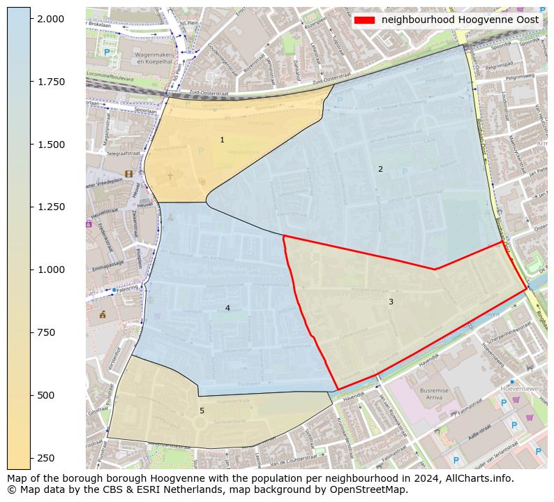 Image of the neighbourhood Hoogvenne Oost at the map. This image is used as introduction to this page. This page shows a lot of information about the population in the neighbourhood Hoogvenne Oost (such as the distribution by age groups of the residents, the composition of households, whether inhabitants are natives or Dutch with an immigration background, data about the houses (numbers, types, price development, use, type of property, ...) and more (car ownership, energy consumption, ...) based on open data from the Dutch Central Bureau of Statistics and various other sources!