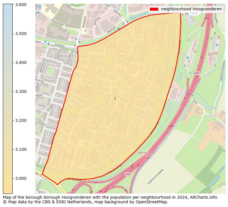 Image of the neighbourhood Hoogvonderen at the map. This image is used as introduction to this page. This page shows a lot of information about the population in the neighbourhood Hoogvonderen (such as the distribution by age groups of the residents, the composition of households, whether inhabitants are natives or Dutch with an immigration background, data about the houses (numbers, types, price development, use, type of property, ...) and more (car ownership, energy consumption, ...) based on open data from the Dutch Central Bureau of Statistics and various other sources!