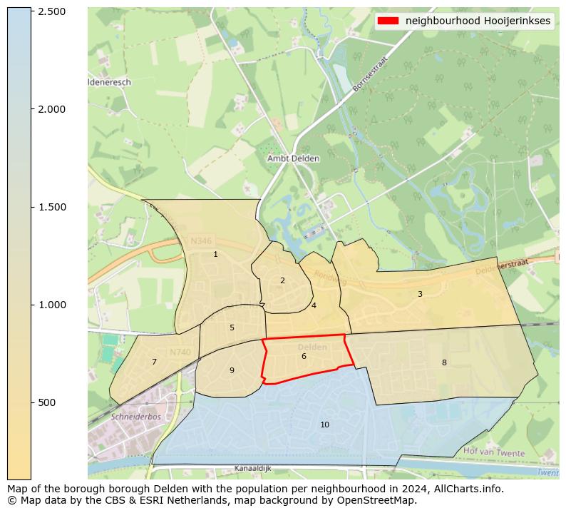 Image of the neighbourhood Hooijerinkses at the map. This image is used as introduction to this page. This page shows a lot of information about the population in the neighbourhood Hooijerinkses (such as the distribution by age groups of the residents, the composition of households, whether inhabitants are natives or Dutch with an immigration background, data about the houses (numbers, types, price development, use, type of property, ...) and more (car ownership, energy consumption, ...) based on open data from the Dutch Central Bureau of Statistics and various other sources!