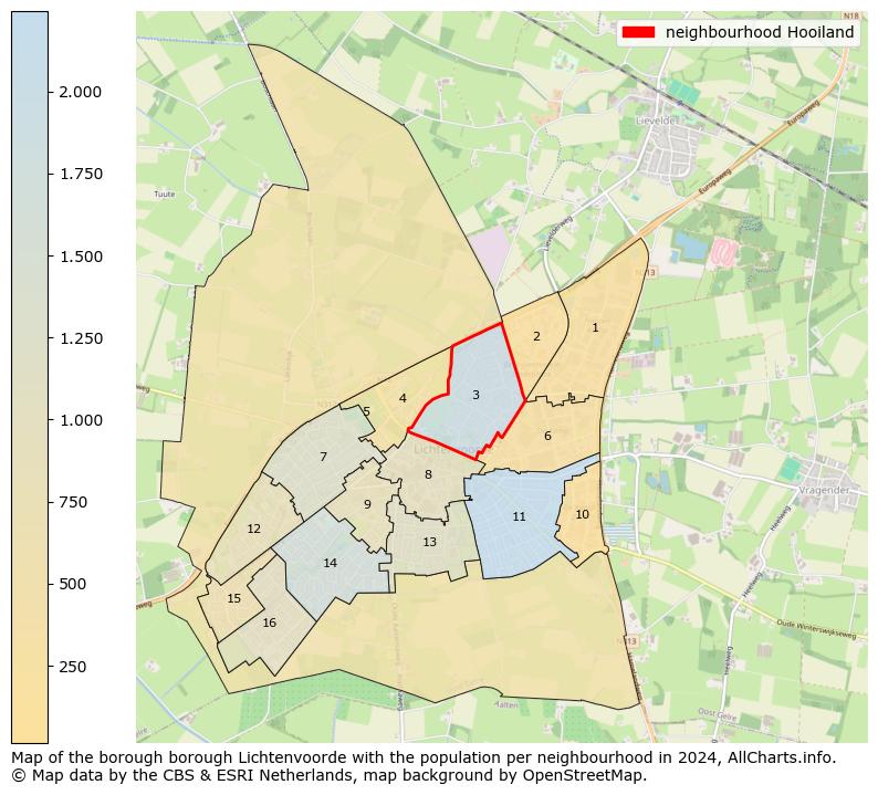 Image of the neighbourhood Hooiland at the map. This image is used as introduction to this page. This page shows a lot of information about the population in the neighbourhood Hooiland (such as the distribution by age groups of the residents, the composition of households, whether inhabitants are natives or Dutch with an immigration background, data about the houses (numbers, types, price development, use, type of property, ...) and more (car ownership, energy consumption, ...) based on open data from the Dutch Central Bureau of Statistics and various other sources!