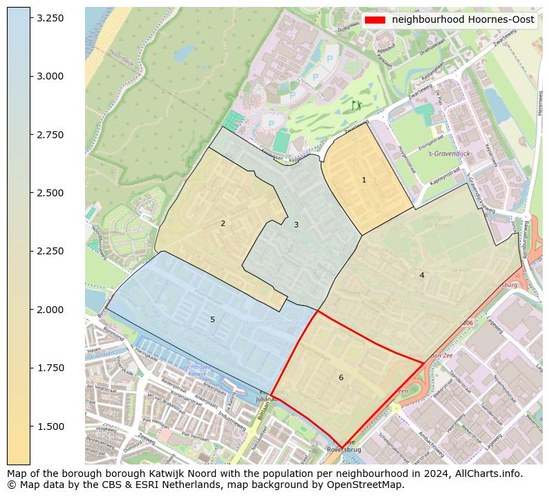 Image of the neighbourhood Hoornes-Oost at the map. This image is used as introduction to this page. This page shows a lot of information about the population in the neighbourhood Hoornes-Oost (such as the distribution by age groups of the residents, the composition of households, whether inhabitants are natives or Dutch with an immigration background, data about the houses (numbers, types, price development, use, type of property, ...) and more (car ownership, energy consumption, ...) based on open data from the Dutch Central Bureau of Statistics and various other sources!