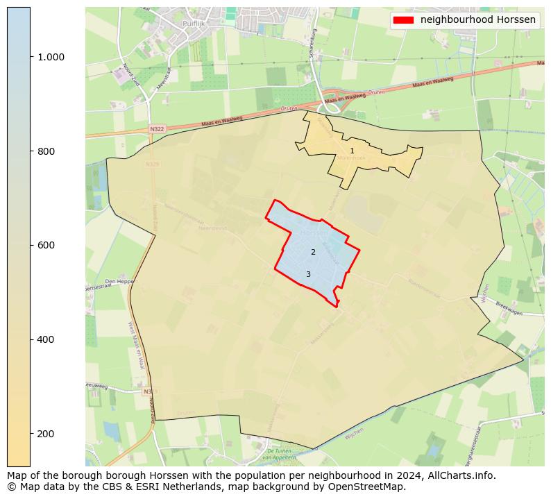 Image of the neighbourhood Horssen at the map. This image is used as introduction to this page. This page shows a lot of information about the population in the neighbourhood Horssen (such as the distribution by age groups of the residents, the composition of households, whether inhabitants are natives or Dutch with an immigration background, data about the houses (numbers, types, price development, use, type of property, ...) and more (car ownership, energy consumption, ...) based on open data from the Dutch Central Bureau of Statistics and various other sources!