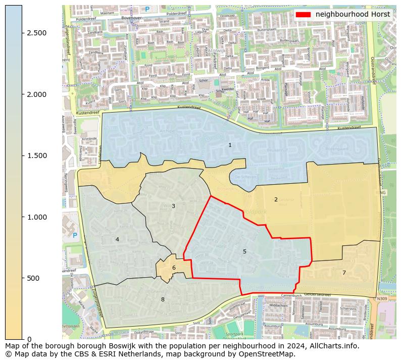 Image of the neighbourhood Horst at the map. This image is used as introduction to this page. This page shows a lot of information about the population in the neighbourhood Horst (such as the distribution by age groups of the residents, the composition of households, whether inhabitants are natives or Dutch with an immigration background, data about the houses (numbers, types, price development, use, type of property, ...) and more (car ownership, energy consumption, ...) based on open data from the Dutch Central Bureau of Statistics and various other sources!