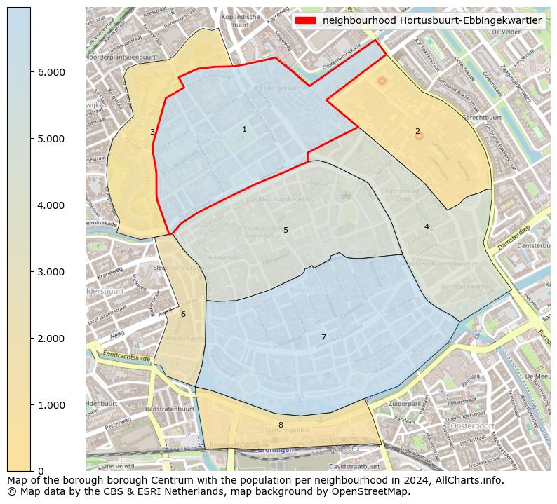 Image of the neighbourhood Hortusbuurt-Ebbingekwartier at the map. This image is used as introduction to this page. This page shows a lot of information about the population in the neighbourhood Hortusbuurt-Ebbingekwartier (such as the distribution by age groups of the residents, the composition of households, whether inhabitants are natives or Dutch with an immigration background, data about the houses (numbers, types, price development, use, type of property, ...) and more (car ownership, energy consumption, ...) based on open data from the Dutch Central Bureau of Statistics and various other sources!