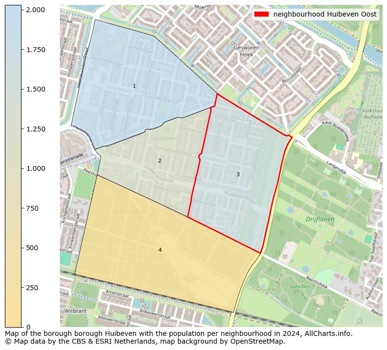 Image of the neighbourhood Huibeven Oost at the map. This image is used as introduction to this page. This page shows a lot of information about the population in the neighbourhood Huibeven Oost (such as the distribution by age groups of the residents, the composition of households, whether inhabitants are natives or Dutch with an immigration background, data about the houses (numbers, types, price development, use, type of property, ...) and more (car ownership, energy consumption, ...) based on open data from the Dutch Central Bureau of Statistics and various other sources!