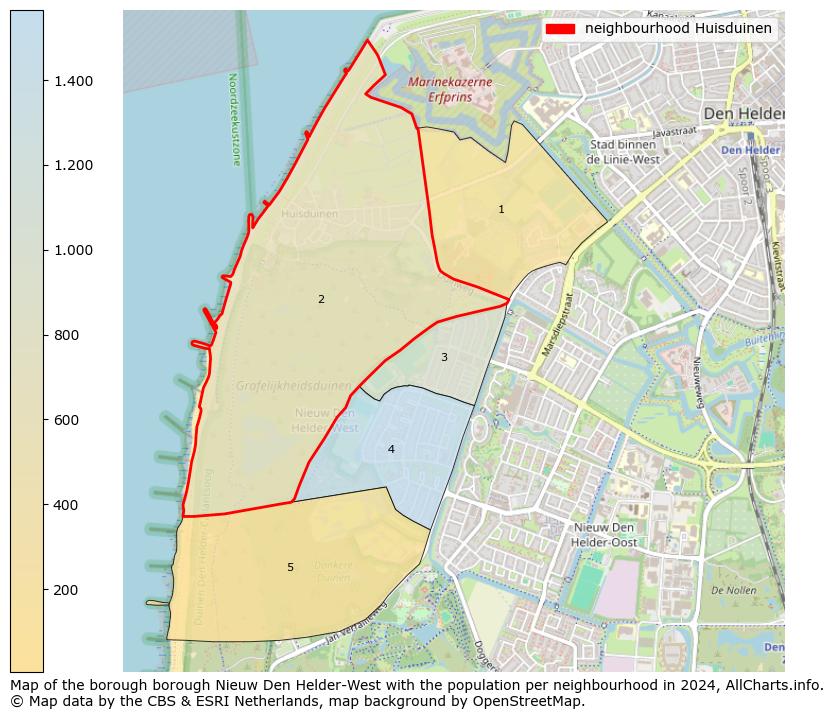 Image of the neighbourhood Huisduinen at the map. This image is used as introduction to this page. This page shows a lot of information about the population in the neighbourhood Huisduinen (such as the distribution by age groups of the residents, the composition of households, whether inhabitants are natives or Dutch with an immigration background, data about the houses (numbers, types, price development, use, type of property, ...) and more (car ownership, energy consumption, ...) based on open data from the Dutch Central Bureau of Statistics and various other sources!