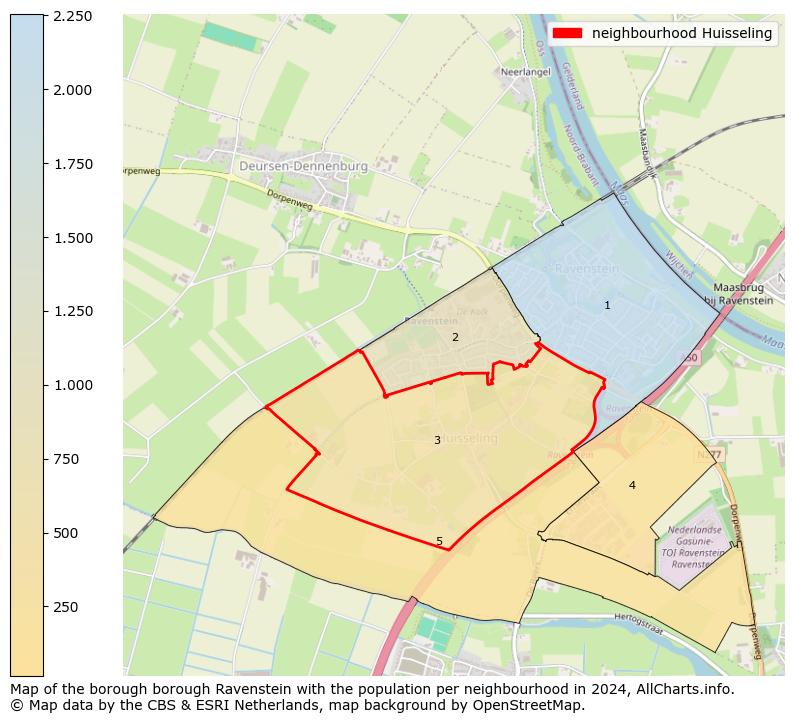 Image of the neighbourhood Huisseling at the map. This image is used as introduction to this page. This page shows a lot of information about the population in the neighbourhood Huisseling (such as the distribution by age groups of the residents, the composition of households, whether inhabitants are natives or Dutch with an immigration background, data about the houses (numbers, types, price development, use, type of property, ...) and more (car ownership, energy consumption, ...) based on open data from the Dutch Central Bureau of Statistics and various other sources!