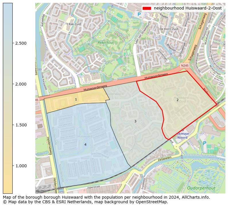 Image of the neighbourhood Huiswaard-2-Oost at the map. This image is used as introduction to this page. This page shows a lot of information about the population in the neighbourhood Huiswaard-2-Oost (such as the distribution by age groups of the residents, the composition of households, whether inhabitants are natives or Dutch with an immigration background, data about the houses (numbers, types, price development, use, type of property, ...) and more (car ownership, energy consumption, ...) based on open data from the Dutch Central Bureau of Statistics and various other sources!