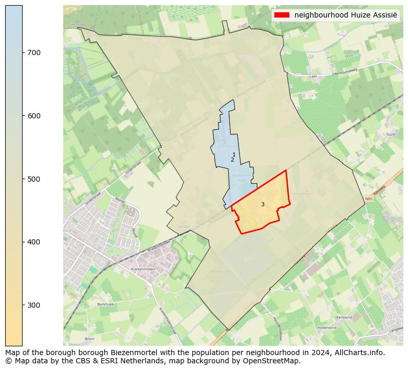 Image of the neighbourhood Huize Assisië at the map. This image is used as introduction to this page. This page shows a lot of information about the population in the neighbourhood Huize Assisië (such as the distribution by age groups of the residents, the composition of households, whether inhabitants are natives or Dutch with an immigration background, data about the houses (numbers, types, price development, use, type of property, ...) and more (car ownership, energy consumption, ...) based on open data from the Dutch Central Bureau of Statistics and various other sources!