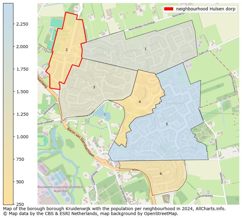 Image of the neighbourhood Hulsen dorp at the map. This image is used as introduction to this page. This page shows a lot of information about the population in the neighbourhood Hulsen dorp (such as the distribution by age groups of the residents, the composition of households, whether inhabitants are natives or Dutch with an immigration background, data about the houses (numbers, types, price development, use, type of property, ...) and more (car ownership, energy consumption, ...) based on open data from the Dutch Central Bureau of Statistics and various other sources!