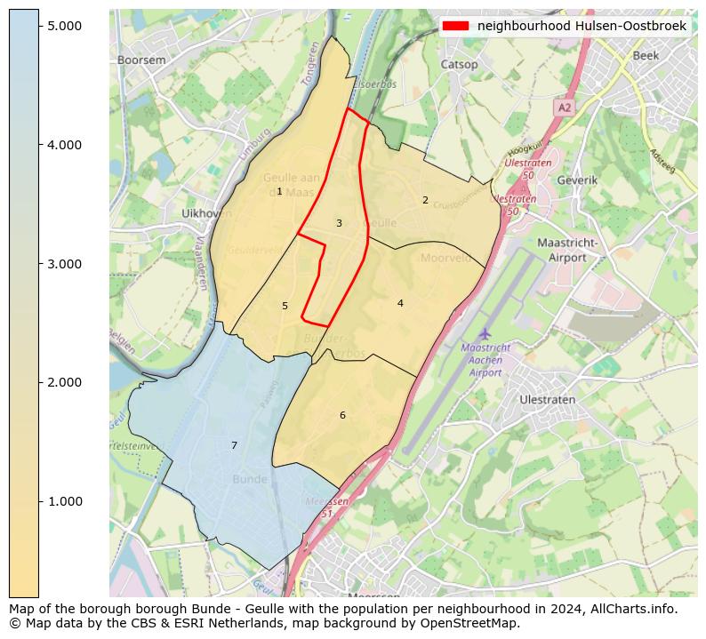 Image of the neighbourhood Hulsen-Oostbroek at the map. This image is used as introduction to this page. This page shows a lot of information about the population in the neighbourhood Hulsen-Oostbroek (such as the distribution by age groups of the residents, the composition of households, whether inhabitants are natives or Dutch with an immigration background, data about the houses (numbers, types, price development, use, type of property, ...) and more (car ownership, energy consumption, ...) based on open data from the Dutch Central Bureau of Statistics and various other sources!