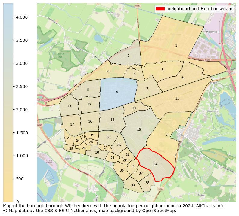 Image of the neighbourhood Huurlingsedam at the map. This image is used as introduction to this page. This page shows a lot of information about the population in the neighbourhood Huurlingsedam (such as the distribution by age groups of the residents, the composition of households, whether inhabitants are natives or Dutch with an immigration background, data about the houses (numbers, types, price development, use, type of property, ...) and more (car ownership, energy consumption, ...) based on open data from the Dutch Central Bureau of Statistics and various other sources!