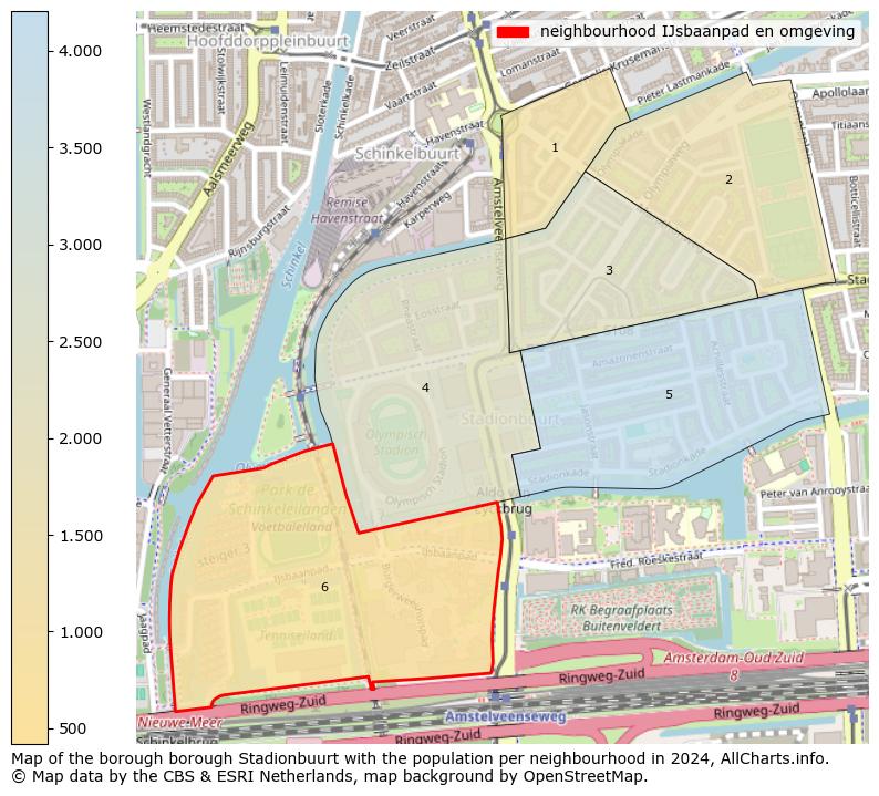 Image of the neighbourhood IJsbaanpad en omgeving at the map. This image is used as introduction to this page. This page shows a lot of information about the population in the neighbourhood IJsbaanpad en omgeving (such as the distribution by age groups of the residents, the composition of households, whether inhabitants are natives or Dutch with an immigration background, data about the houses (numbers, types, price development, use, type of property, ...) and more (car ownership, energy consumption, ...) based on open data from the Dutch Central Bureau of Statistics and various other sources!