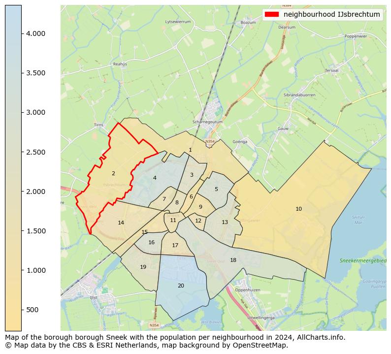 Image of the neighbourhood IJsbrechtum at the map. This image is used as introduction to this page. This page shows a lot of information about the population in the neighbourhood IJsbrechtum (such as the distribution by age groups of the residents, the composition of households, whether inhabitants are natives or Dutch with an immigration background, data about the houses (numbers, types, price development, use, type of property, ...) and more (car ownership, energy consumption, ...) based on open data from the Dutch Central Bureau of Statistics and various other sources!