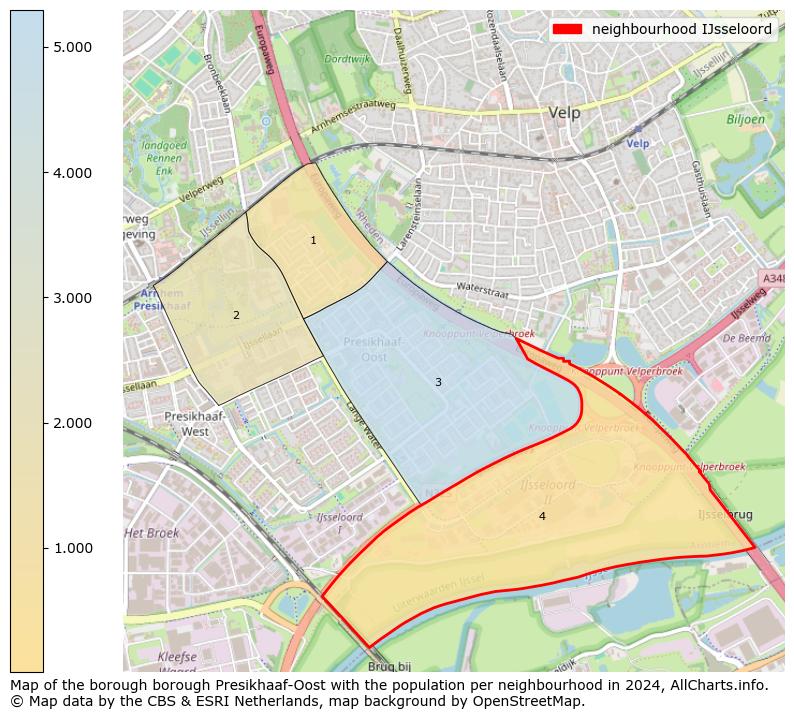 Image of the neighbourhood IJsseloord at the map. This image is used as introduction to this page. This page shows a lot of information about the population in the neighbourhood IJsseloord (such as the distribution by age groups of the residents, the composition of households, whether inhabitants are natives or Dutch with an immigration background, data about the houses (numbers, types, price development, use, type of property, ...) and more (car ownership, energy consumption, ...) based on open data from the Dutch Central Bureau of Statistics and various other sources!