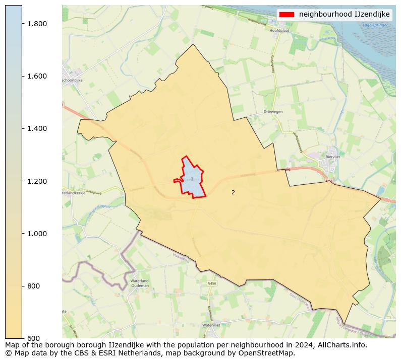 Image of the neighbourhood IJzendijke at the map. This image is used as introduction to this page. This page shows a lot of information about the population in the neighbourhood IJzendijke (such as the distribution by age groups of the residents, the composition of households, whether inhabitants are natives or Dutch with an immigration background, data about the houses (numbers, types, price development, use, type of property, ...) and more (car ownership, energy consumption, ...) based on open data from the Dutch Central Bureau of Statistics and various other sources!