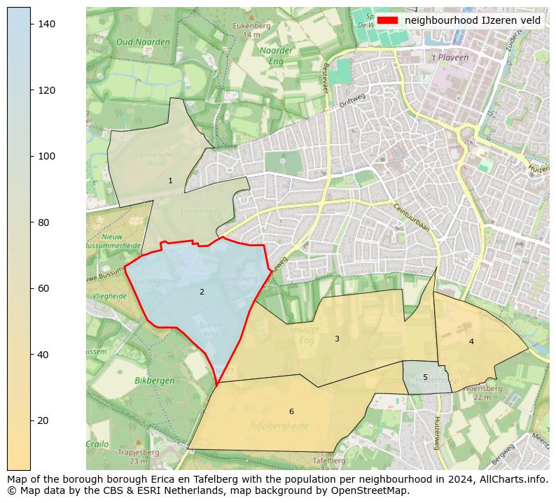 Image of the neighbourhood IJzeren veld at the map. This image is used as introduction to this page. This page shows a lot of information about the population in the neighbourhood IJzeren veld (such as the distribution by age groups of the residents, the composition of households, whether inhabitants are natives or Dutch with an immigration background, data about the houses (numbers, types, price development, use, type of property, ...) and more (car ownership, energy consumption, ...) based on open data from the Dutch Central Bureau of Statistics and various other sources!