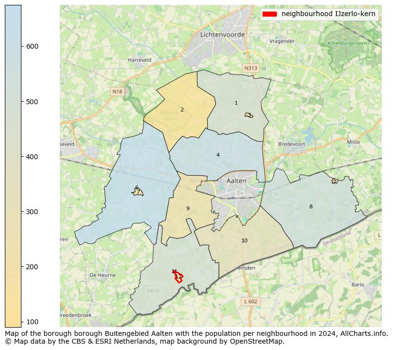 Image of the neighbourhood IJzerlo-kern at the map. This image is used as introduction to this page. This page shows a lot of information about the population in the neighbourhood IJzerlo-kern (such as the distribution by age groups of the residents, the composition of households, whether inhabitants are natives or Dutch with an immigration background, data about the houses (numbers, types, price development, use, type of property, ...) and more (car ownership, energy consumption, ...) based on open data from the Dutch Central Bureau of Statistics and various other sources!