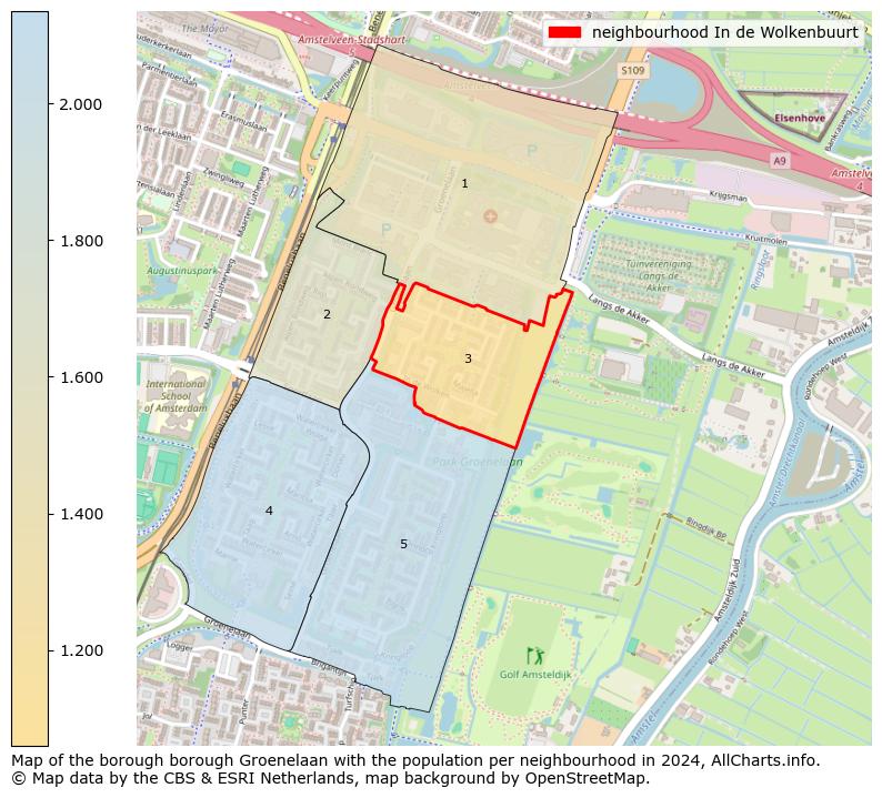 Image of the neighbourhood In de Wolkenbuurt at the map. This image is used as introduction to this page. This page shows a lot of information about the population in the neighbourhood In de Wolkenbuurt (such as the distribution by age groups of the residents, the composition of households, whether inhabitants are natives or Dutch with an immigration background, data about the houses (numbers, types, price development, use, type of property, ...) and more (car ownership, energy consumption, ...) based on open data from the Dutch Central Bureau of Statistics and various other sources!