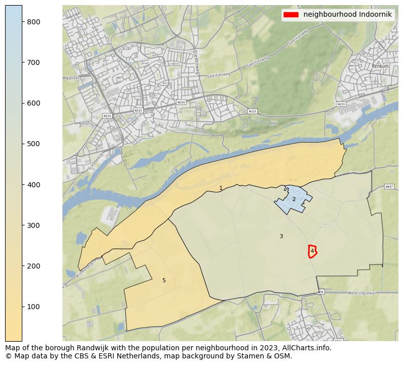 Map of the borough Randwijk with the population per neighbourhood in 2023. This page shows a lot of information about residents (such as the distribution by age groups, family composition, gender, native or Dutch with an immigration background, ...), homes (numbers, types, price development, use, type of property, ...) and more (car ownership, energy consumption, ...) based on open data from the Dutch Central Bureau of Statistics and various other sources!