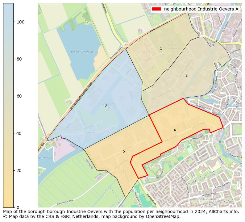 Image of the neighbourhood Industrie Oevers A at the map. This image is used as introduction to this page. This page shows a lot of information about the population in the neighbourhood Industrie Oevers A (such as the distribution by age groups of the residents, the composition of households, whether inhabitants are natives or Dutch with an immigration background, data about the houses (numbers, types, price development, use, type of property, ...) and more (car ownership, energy consumption, ...) based on open data from the Dutch Central Bureau of Statistics and various other sources!