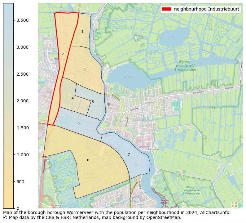 Image of the neighbourhood Industriebuurt at the map. This image is used as introduction to this page. This page shows a lot of information about the population in the neighbourhood Industriebuurt (such as the distribution by age groups of the residents, the composition of households, whether inhabitants are natives or Dutch with an immigration background, data about the houses (numbers, types, price development, use, type of property, ...) and more (car ownership, energy consumption, ...) based on open data from the Dutch Central Bureau of Statistics and various other sources!