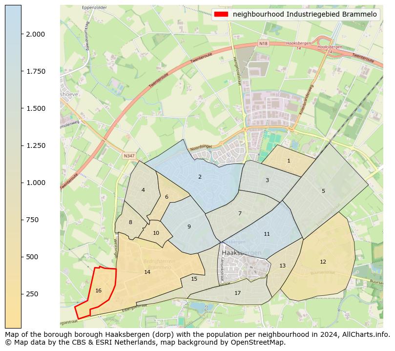 Image of the neighbourhood Industriegebied Brammelo at the map. This image is used as introduction to this page. This page shows a lot of information about the population in the neighbourhood Industriegebied Brammelo (such as the distribution by age groups of the residents, the composition of households, whether inhabitants are natives or Dutch with an immigration background, data about the houses (numbers, types, price development, use, type of property, ...) and more (car ownership, energy consumption, ...) based on open data from the Dutch Central Bureau of Statistics and various other sources!