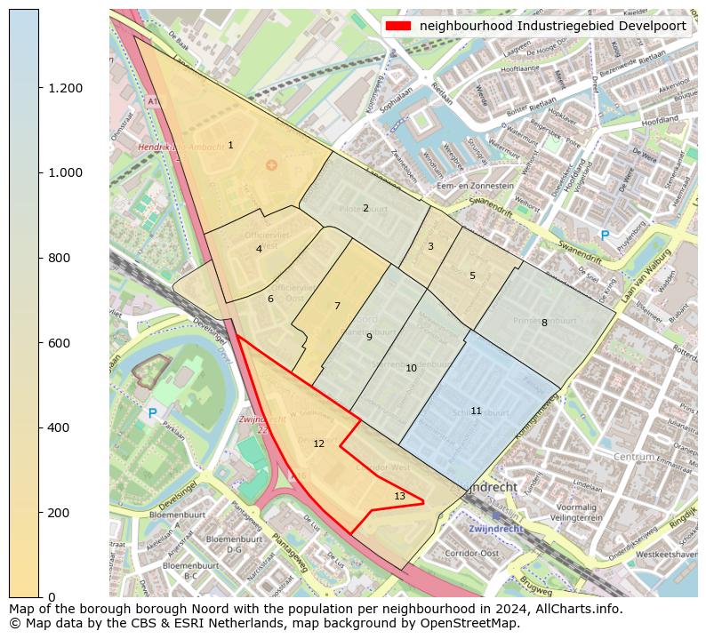 Image of the neighbourhood Industriegebied Develpoort at the map. This image is used as introduction to this page. This page shows a lot of information about the population in the neighbourhood Industriegebied Develpoort (such as the distribution by age groups of the residents, the composition of households, whether inhabitants are natives or Dutch with an immigration background, data about the houses (numbers, types, price development, use, type of property, ...) and more (car ownership, energy consumption, ...) based on open data from the Dutch Central Bureau of Statistics and various other sources!