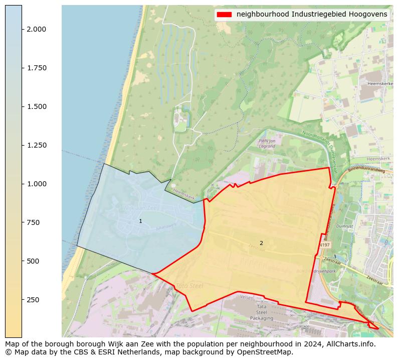 Image of the neighbourhood Industriegebied Hoogovens at the map. This image is used as introduction to this page. This page shows a lot of information about the population in the neighbourhood Industriegebied Hoogovens (such as the distribution by age groups of the residents, the composition of households, whether inhabitants are natives or Dutch with an immigration background, data about the houses (numbers, types, price development, use, type of property, ...) and more (car ownership, energy consumption, ...) based on open data from the Dutch Central Bureau of Statistics and various other sources!