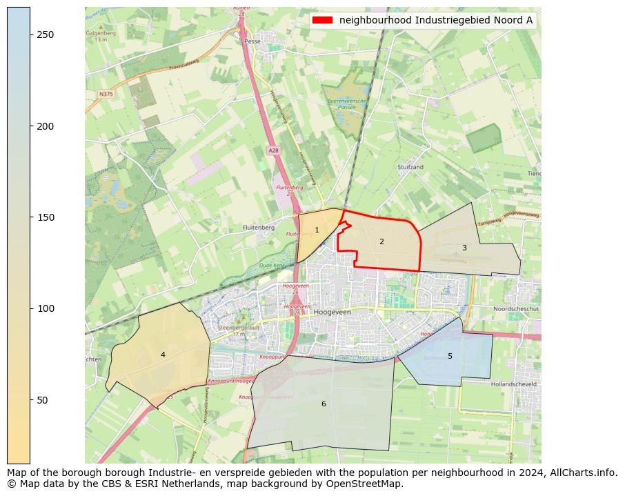 Image of the neighbourhood Industriegebied Noord A at the map. This image is used as introduction to this page. This page shows a lot of information about the population in the neighbourhood Industriegebied Noord A (such as the distribution by age groups of the residents, the composition of households, whether inhabitants are natives or Dutch with an immigration background, data about the houses (numbers, types, price development, use, type of property, ...) and more (car ownership, energy consumption, ...) based on open data from the Dutch Central Bureau of Statistics and various other sources!