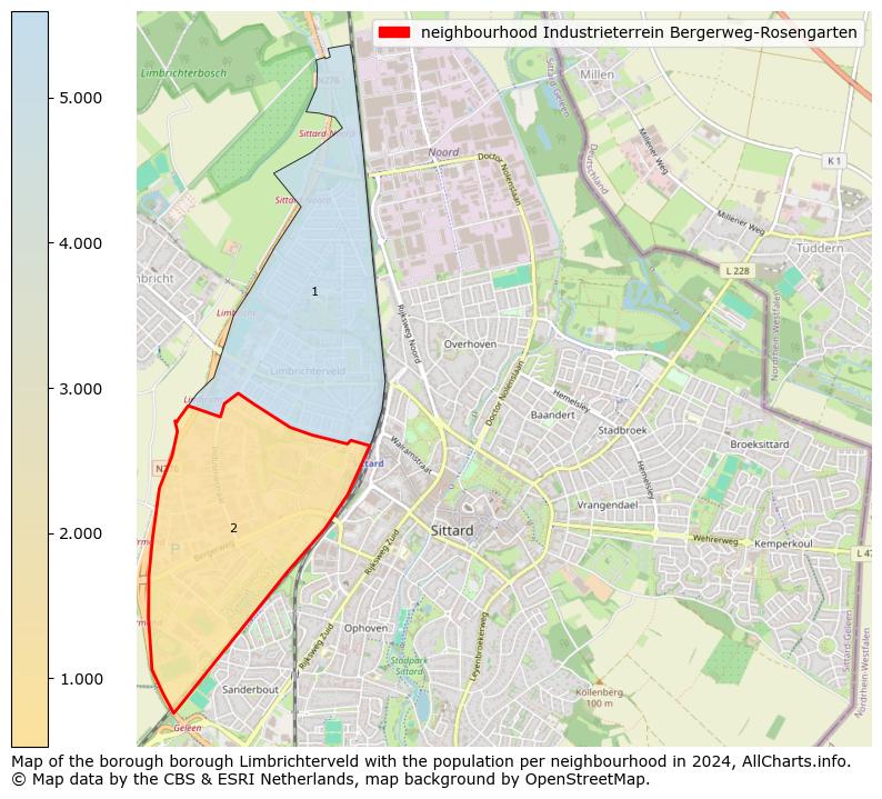 Image of the neighbourhood Industrieterrein Bergerweg-Rosengarten at the map. This image is used as introduction to this page. This page shows a lot of information about the population in the neighbourhood Industrieterrein Bergerweg-Rosengarten (such as the distribution by age groups of the residents, the composition of households, whether inhabitants are natives or Dutch with an immigration background, data about the houses (numbers, types, price development, use, type of property, ...) and more (car ownership, energy consumption, ...) based on open data from the Dutch Central Bureau of Statistics and various other sources!