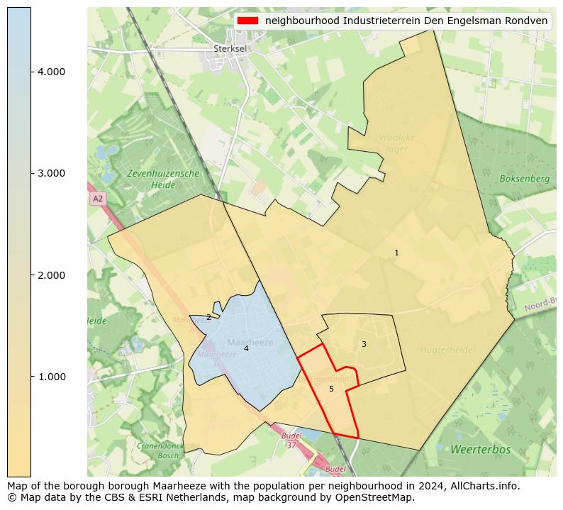 Image of the neighbourhood Industrieterrein Den Engelsman Rondven at the map. This image is used as introduction to this page. This page shows a lot of information about the population in the neighbourhood Industrieterrein Den Engelsman Rondven (such as the distribution by age groups of the residents, the composition of households, whether inhabitants are natives or Dutch with an immigration background, data about the houses (numbers, types, price development, use, type of property, ...) and more (car ownership, energy consumption, ...) based on open data from the Dutch Central Bureau of Statistics and various other sources!