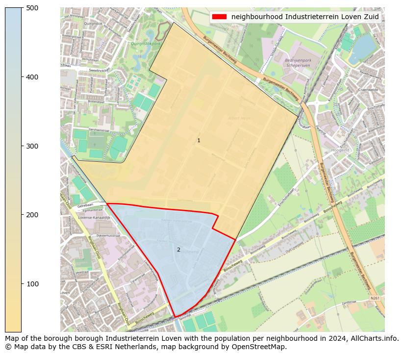 Image of the neighbourhood Industrieterrein Loven Zuid at the map. This image is used as introduction to this page. This page shows a lot of information about the population in the neighbourhood Industrieterrein Loven Zuid (such as the distribution by age groups of the residents, the composition of households, whether inhabitants are natives or Dutch with an immigration background, data about the houses (numbers, types, price development, use, type of property, ...) and more (car ownership, energy consumption, ...) based on open data from the Dutch Central Bureau of Statistics and various other sources!