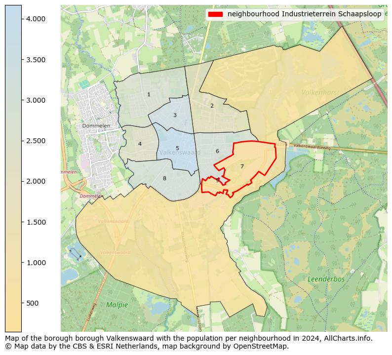 Image of the neighbourhood Industrieterrein Schaapsloop at the map. This image is used as introduction to this page. This page shows a lot of information about the population in the neighbourhood Industrieterrein Schaapsloop (such as the distribution by age groups of the residents, the composition of households, whether inhabitants are natives or Dutch with an immigration background, data about the houses (numbers, types, price development, use, type of property, ...) and more (car ownership, energy consumption, ...) based on open data from the Dutch Central Bureau of Statistics and various other sources!