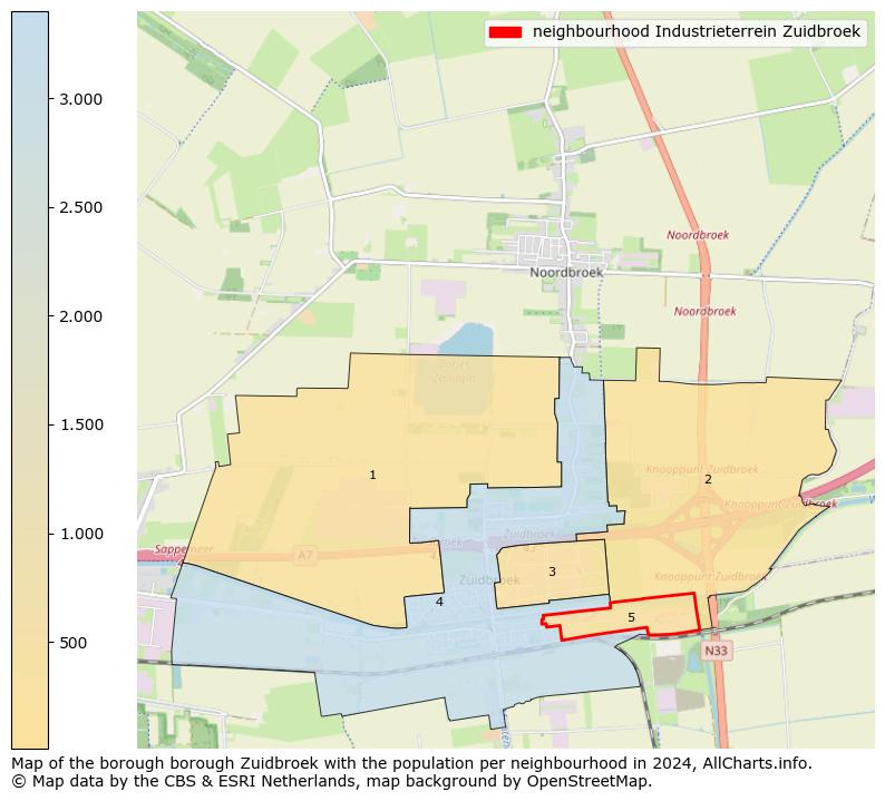 Image of the neighbourhood Industrieterrein Zuidbroek at the map. This image is used as introduction to this page. This page shows a lot of information about the population in the neighbourhood Industrieterrein Zuidbroek (such as the distribution by age groups of the residents, the composition of households, whether inhabitants are natives or Dutch with an immigration background, data about the houses (numbers, types, price development, use, type of property, ...) and more (car ownership, energy consumption, ...) based on open data from the Dutch Central Bureau of Statistics and various other sources!