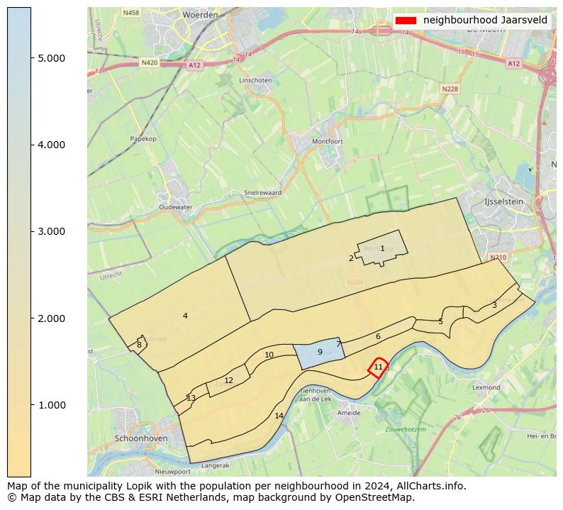 Image of the neighbourhood Jaarsveld at the map. This image is used as introduction to this page. This page shows a lot of information about the population in the neighbourhood Jaarsveld (such as the distribution by age groups of the residents, the composition of households, whether inhabitants are natives or Dutch with an immigration background, data about the houses (numbers, types, price development, use, type of property, ...) and more (car ownership, energy consumption, ...) based on open data from the Dutch Central Bureau of Statistics and various other sources!