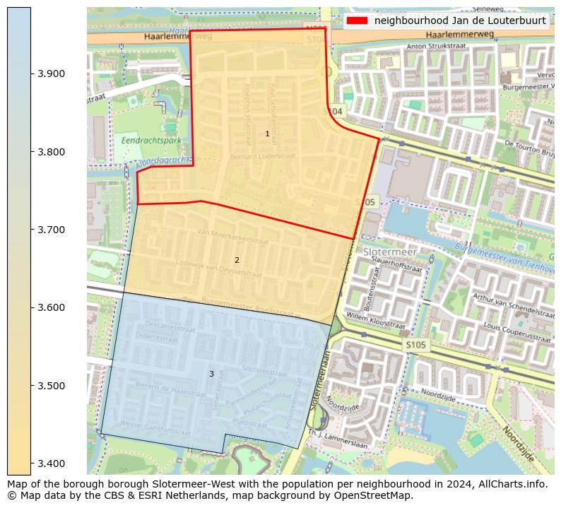 Image of the neighbourhood Jan de Louterbuurt at the map. This image is used as introduction to this page. This page shows a lot of information about the population in the neighbourhood Jan de Louterbuurt (such as the distribution by age groups of the residents, the composition of households, whether inhabitants are natives or Dutch with an immigration background, data about the houses (numbers, types, price development, use, type of property, ...) and more (car ownership, energy consumption, ...) based on open data from the Dutch Central Bureau of Statistics and various other sources!