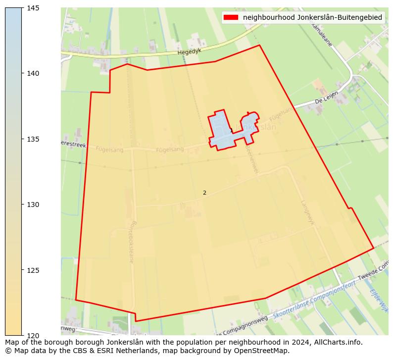 Image of the neighbourhood Jonkerslân-Buitengebied at the map. This image is used as introduction to this page. This page shows a lot of information about the population in the neighbourhood Jonkerslân-Buitengebied (such as the distribution by age groups of the residents, the composition of households, whether inhabitants are natives or Dutch with an immigration background, data about the houses (numbers, types, price development, use, type of property, ...) and more (car ownership, energy consumption, ...) based on open data from the Dutch Central Bureau of Statistics and various other sources!