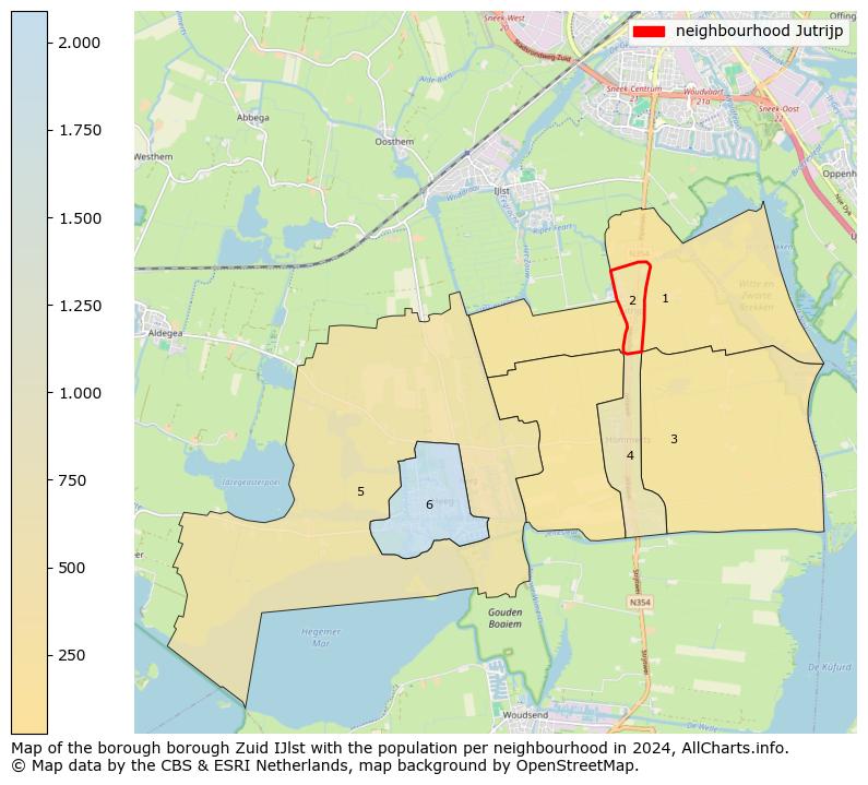 Image of the neighbourhood Jutrijp at the map. This image is used as introduction to this page. This page shows a lot of information about the population in the neighbourhood Jutrijp (such as the distribution by age groups of the residents, the composition of households, whether inhabitants are natives or Dutch with an immigration background, data about the houses (numbers, types, price development, use, type of property, ...) and more (car ownership, energy consumption, ...) based on open data from the Dutch Central Bureau of Statistics and various other sources!