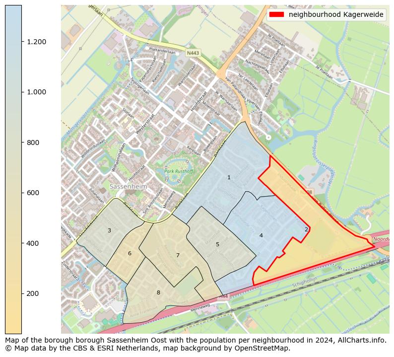 Image of the neighbourhood Kagerweide at the map. This image is used as introduction to this page. This page shows a lot of information about the population in the neighbourhood Kagerweide (such as the distribution by age groups of the residents, the composition of households, whether inhabitants are natives or Dutch with an immigration background, data about the houses (numbers, types, price development, use, type of property, ...) and more (car ownership, energy consumption, ...) based on open data from the Dutch Central Bureau of Statistics and various other sources!