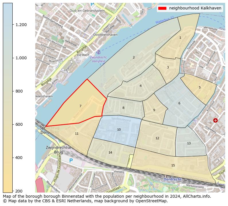 Image of the neighbourhood Kalkhaven at the map. This image is used as introduction to this page. This page shows a lot of information about the population in the neighbourhood Kalkhaven (such as the distribution by age groups of the residents, the composition of households, whether inhabitants are natives or Dutch with an immigration background, data about the houses (numbers, types, price development, use, type of property, ...) and more (car ownership, energy consumption, ...) based on open data from the Dutch Central Bureau of Statistics and various other sources!