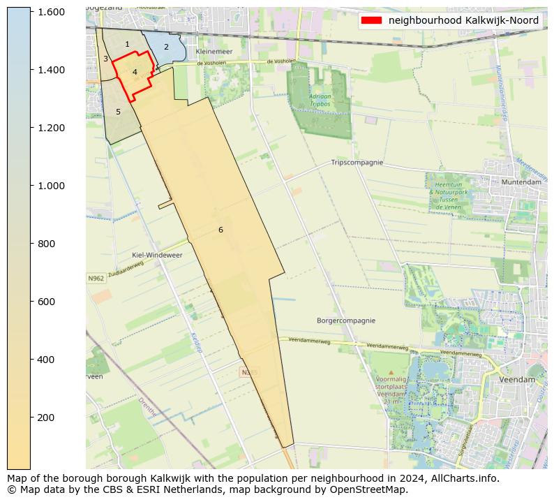 Image of the neighbourhood Kalkwijk-Noord at the map. This image is used as introduction to this page. This page shows a lot of information about the population in the neighbourhood Kalkwijk-Noord (such as the distribution by age groups of the residents, the composition of households, whether inhabitants are natives or Dutch with an immigration background, data about the houses (numbers, types, price development, use, type of property, ...) and more (car ownership, energy consumption, ...) based on open data from the Dutch Central Bureau of Statistics and various other sources!