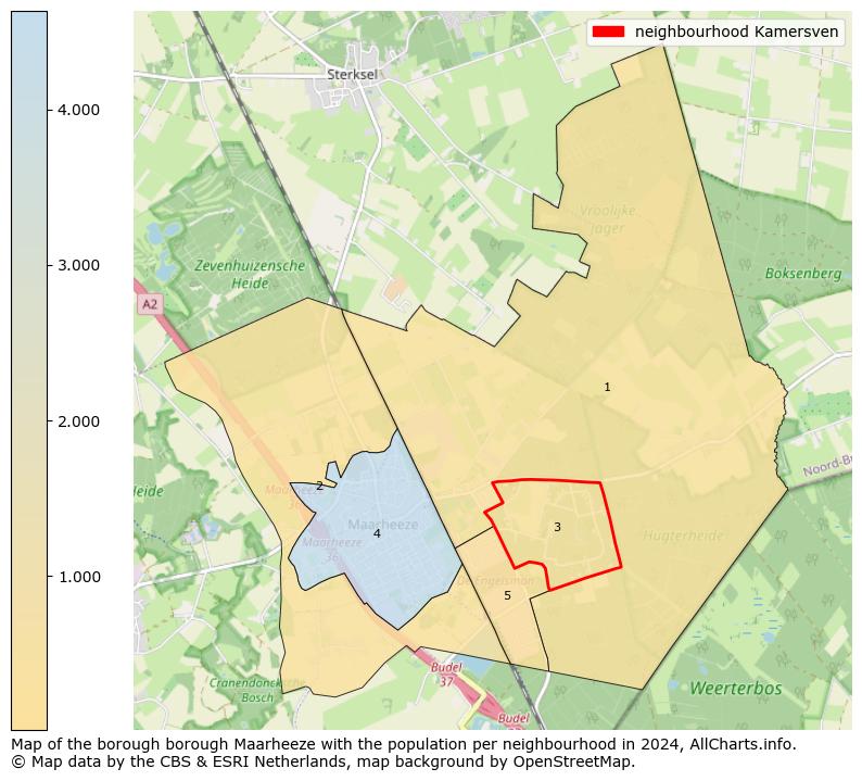 Image of the neighbourhood Kamersven at the map. This image is used as introduction to this page. This page shows a lot of information about the population in the neighbourhood Kamersven (such as the distribution by age groups of the residents, the composition of households, whether inhabitants are natives or Dutch with an immigration background, data about the houses (numbers, types, price development, use, type of property, ...) and more (car ownership, energy consumption, ...) based on open data from the Dutch Central Bureau of Statistics and various other sources!