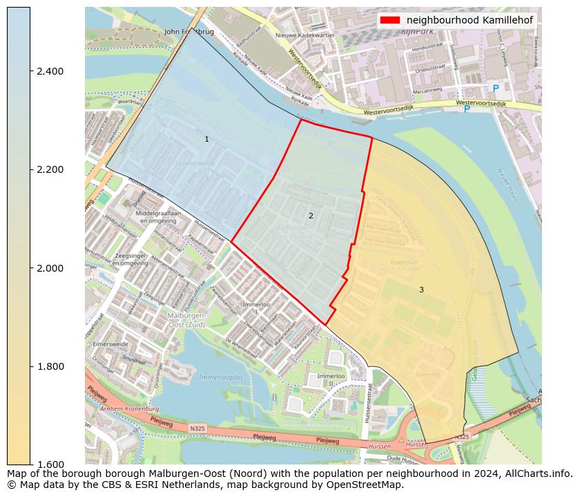 Image of the neighbourhood Kamillehof at the map. This image is used as introduction to this page. This page shows a lot of information about the population in the neighbourhood Kamillehof (such as the distribution by age groups of the residents, the composition of households, whether inhabitants are natives or Dutch with an immigration background, data about the houses (numbers, types, price development, use, type of property, ...) and more (car ownership, energy consumption, ...) based on open data from the Dutch Central Bureau of Statistics and various other sources!