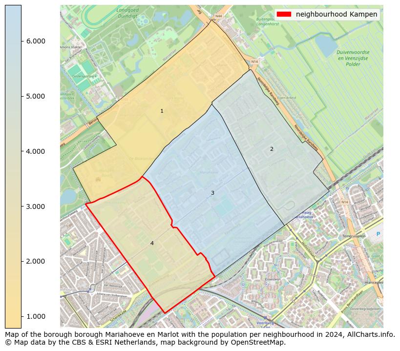 Image of the neighbourhood Kampen at the map. This image is used as introduction to this page. This page shows a lot of information about the population in the neighbourhood Kampen (such as the distribution by age groups of the residents, the composition of households, whether inhabitants are natives or Dutch with an immigration background, data about the houses (numbers, types, price development, use, type of property, ...) and more (car ownership, energy consumption, ...) based on open data from the Dutch Central Bureau of Statistics and various other sources!