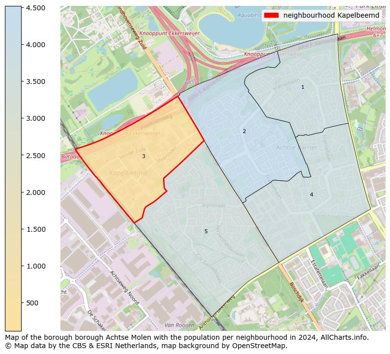 Image of the neighbourhood Kapelbeemd at the map. This image is used as introduction to this page. This page shows a lot of information about the population in the neighbourhood Kapelbeemd (such as the distribution by age groups of the residents, the composition of households, whether inhabitants are natives or Dutch with an immigration background, data about the houses (numbers, types, price development, use, type of property, ...) and more (car ownership, energy consumption, ...) based on open data from the Dutch Central Bureau of Statistics and various other sources!