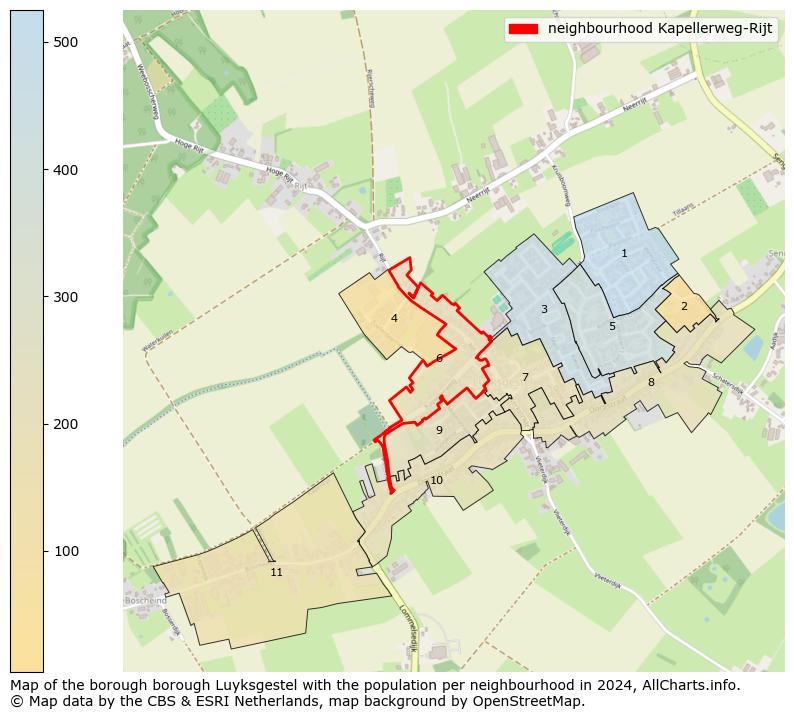 Image of the neighbourhood Kapellerweg-Rijt at the map. This image is used as introduction to this page. This page shows a lot of information about the population in the neighbourhood Kapellerweg-Rijt (such as the distribution by age groups of the residents, the composition of households, whether inhabitants are natives or Dutch with an immigration background, data about the houses (numbers, types, price development, use, type of property, ...) and more (car ownership, energy consumption, ...) based on open data from the Dutch Central Bureau of Statistics and various other sources!