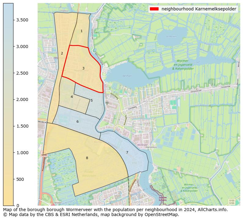 Image of the neighbourhood Karnemelksepolder at the map. This image is used as introduction to this page. This page shows a lot of information about the population in the neighbourhood Karnemelksepolder (such as the distribution by age groups of the residents, the composition of households, whether inhabitants are natives or Dutch with an immigration background, data about the houses (numbers, types, price development, use, type of property, ...) and more (car ownership, energy consumption, ...) based on open data from the Dutch Central Bureau of Statistics and various other sources!